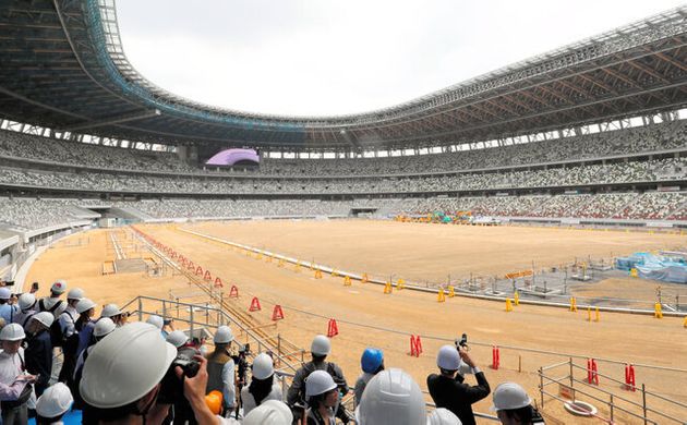 新国立競技場、9割が完成　東京オリンピック開幕まであと387日